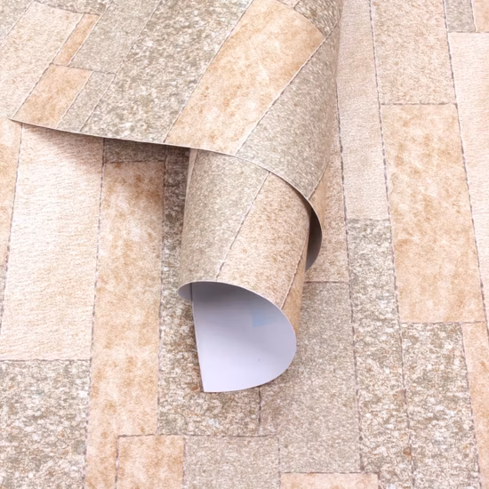 Papel tapiz de ladrillo para decoración de pared del dormitorio