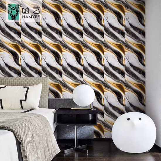 Mosaico de vinilo de PVC con aspecto de mármol impermeable de 4 mm de grosor, autoadhesivo, mosaico de mármol mixto, adhesivo para salpicaduras de cocina y baño